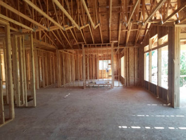 full detached garage being built in utah by pro worx construction