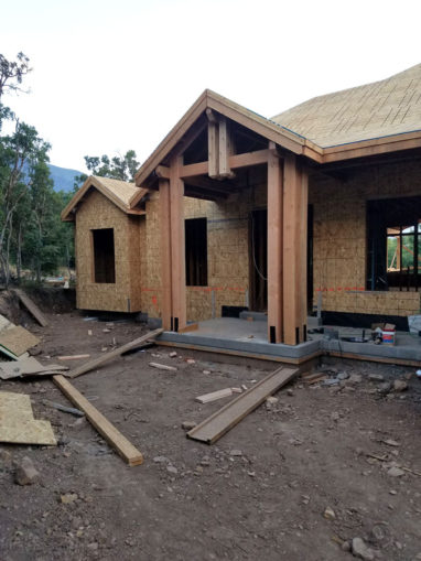 custom garage with new home in utah by pro worx construction