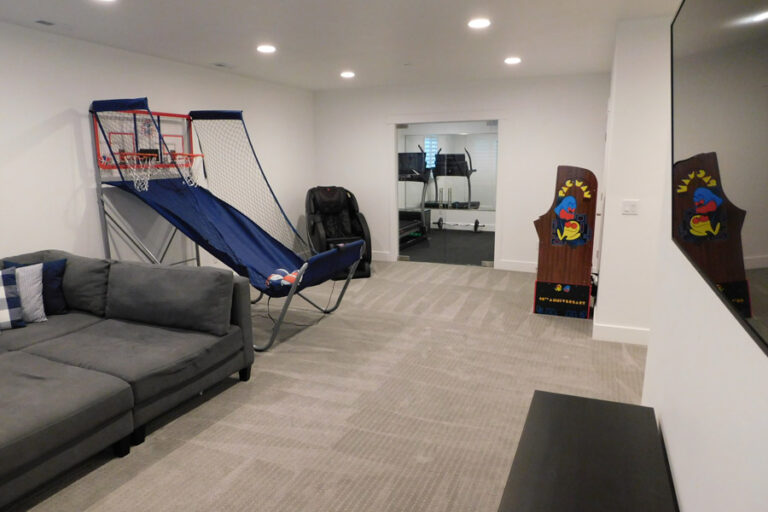 multi purpose gym room constructed by pro worx construction in utah