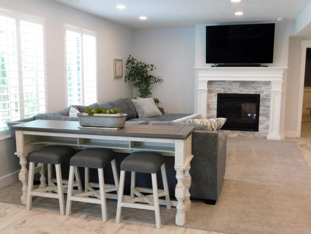 basement finishing with guest suite in herriman utah by pro worx construction