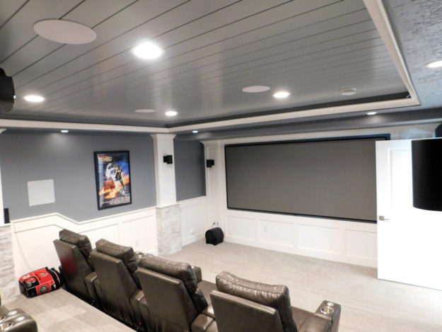 basement remodel utah with home theater by pro worx construction