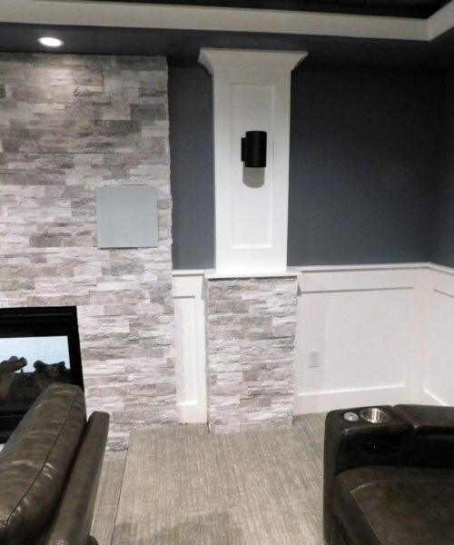 home theater and camera install by pro worx construction in utah