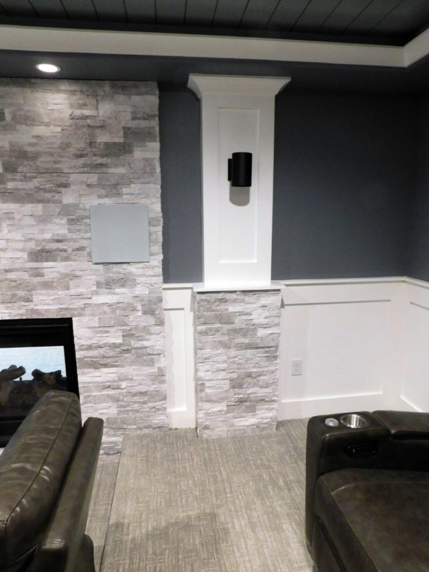 home theater and camera install by pro worx construction in utah