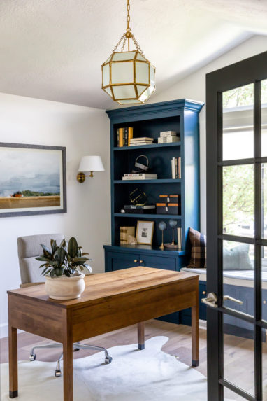 basement renovation in salt lake city utah with home office