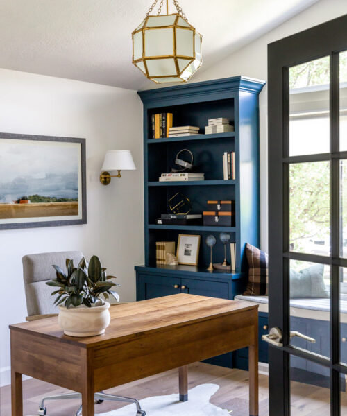 basement renovation in salt lake city utah with home office