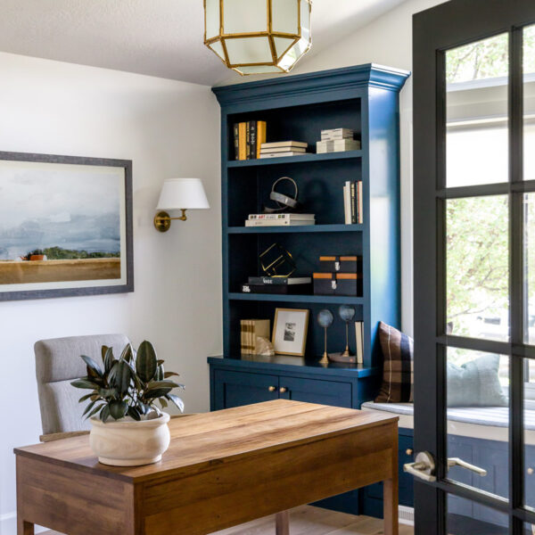 basement renovation in salt lake city utah with home office