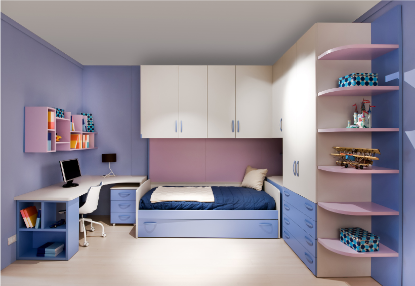 teenageroom in basement