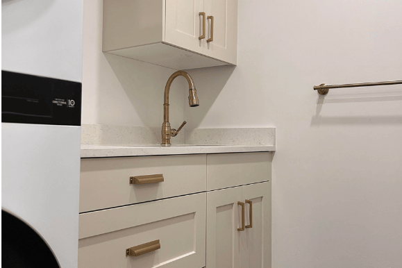 laundry build during basement finishing project in utah by pro worx construction laundry build during basement finishing project in utah by pro worx construction