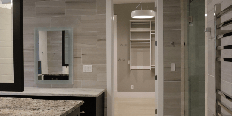 custom new build bathroom by pro worx contruction