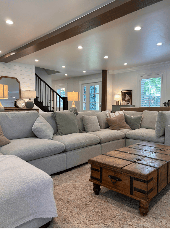 basement finish in draper utah by pro worx construction