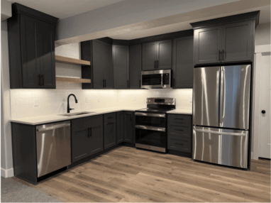 kitchen remodel during full home remodel in bluffdale utah by pro worx construction