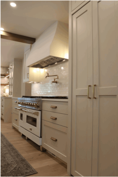 kitchen remodel as part of basement finishing project in vineyard utah by pro worx construction