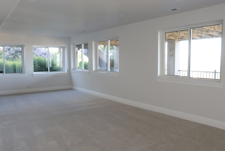 complete basement renovation in west jordan utah by pro worx construction