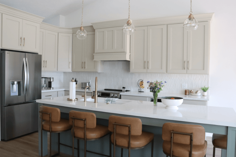 full kitchen renovation during a full home remodel in sandy, utah by pro worx construction