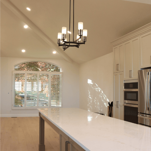 modern light fixtures during a full home remodel in riverton utah by pro worx construction