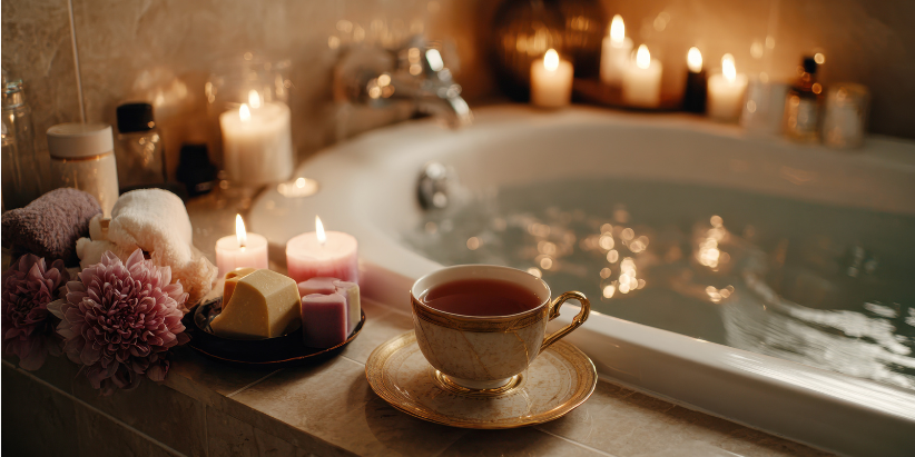 spa like retreat in basement