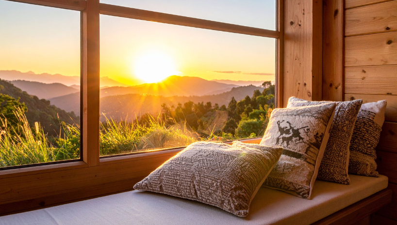 zen relaxation space in basement