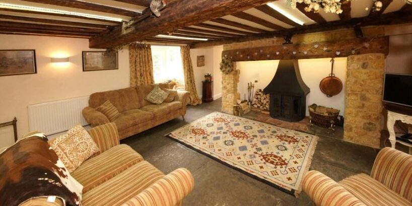 exposed beams in basement
