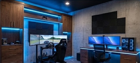 gaming simulator and home office by pro worx contstruction in utah gaming simulator and home office by pro worx contstruction in utah