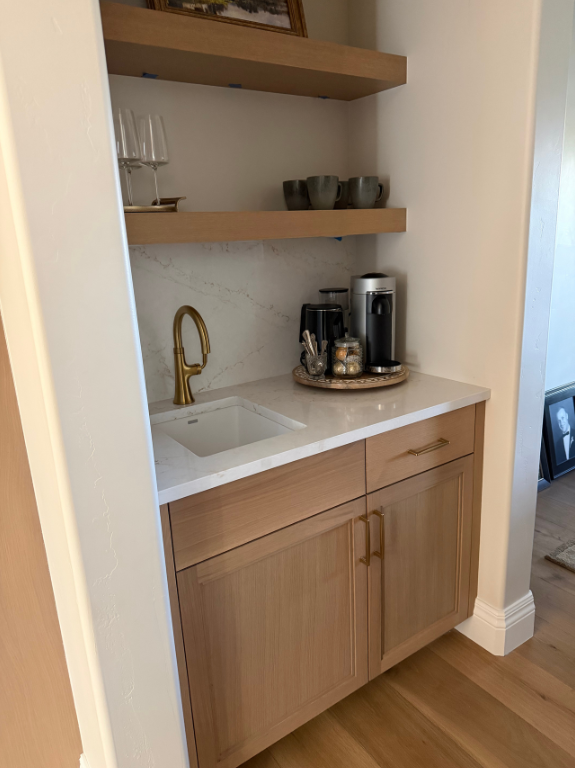 basement kitchenette by proworx construction in utah
