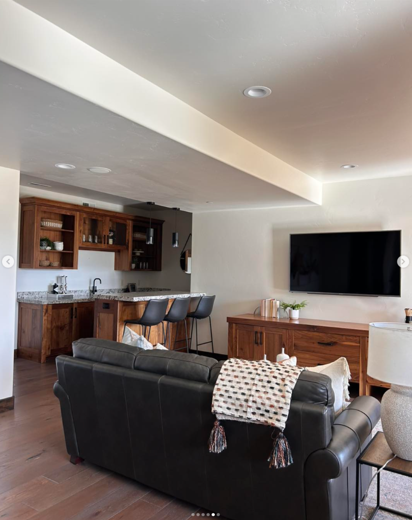basement finishing with proworx construction in utah