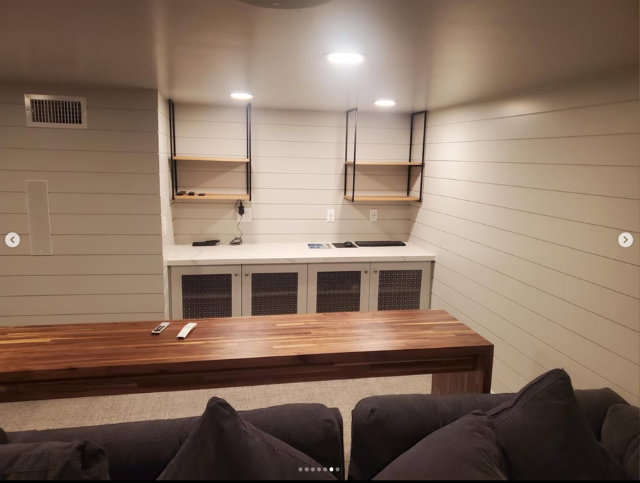 kitchenette in basement in utah by proworx construction